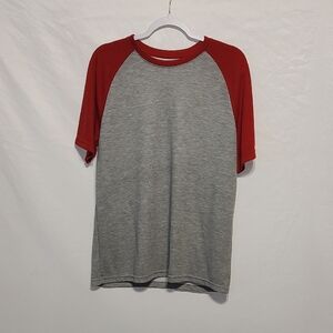 George Red and Gray Men's Short Sleeve Tee